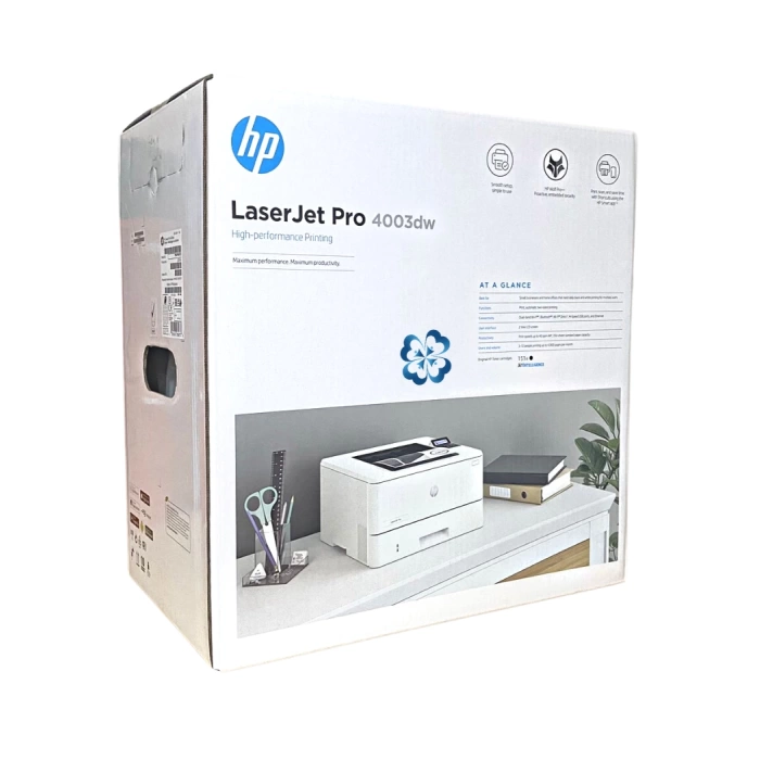 HP LaserJet Pro 4003DW Yazıcı - Ethernet - USB - Wireless Siyah / Beyaz