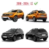 Dacia Duster 2018 ve Sonrası ile Uyumlu Kapı ve Çamurluk Koruma Dodik Seti - Siyah