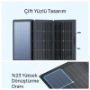 Taşınabilir Güneş Paneli 220W + Şarj Kablosu 5 Metre