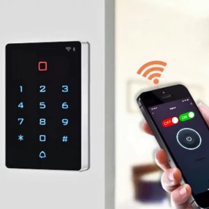 Akıllı Wi-Fi Kapı Geçiş Anahtarı - Bluetooth ve Wi-Fi - 2000 Kullanıcı Kapasitesi - Tag, Kart, PIN, Kart + PIN’i Destekler - Tak Çalıştır Wi-Fi - Geniş Tip - Model AS-530