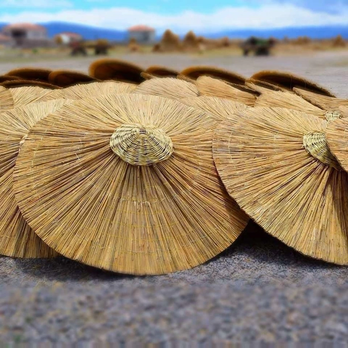 Kamış Hasır Şemsiye Çap 2 Metre