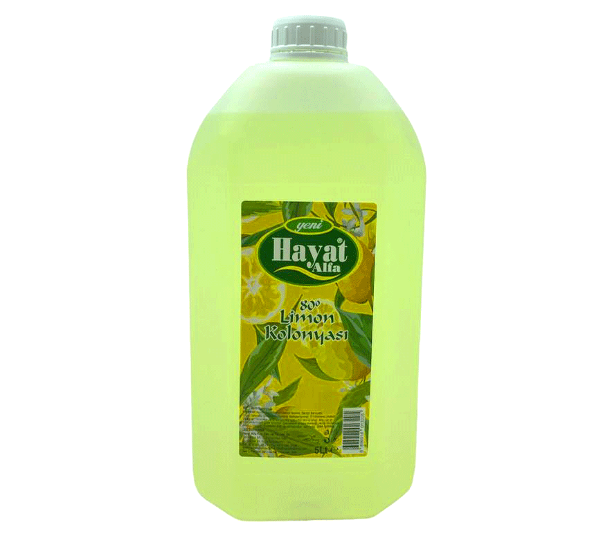HAYAT 5LT LİMON KOLONYA BİDON (5263)