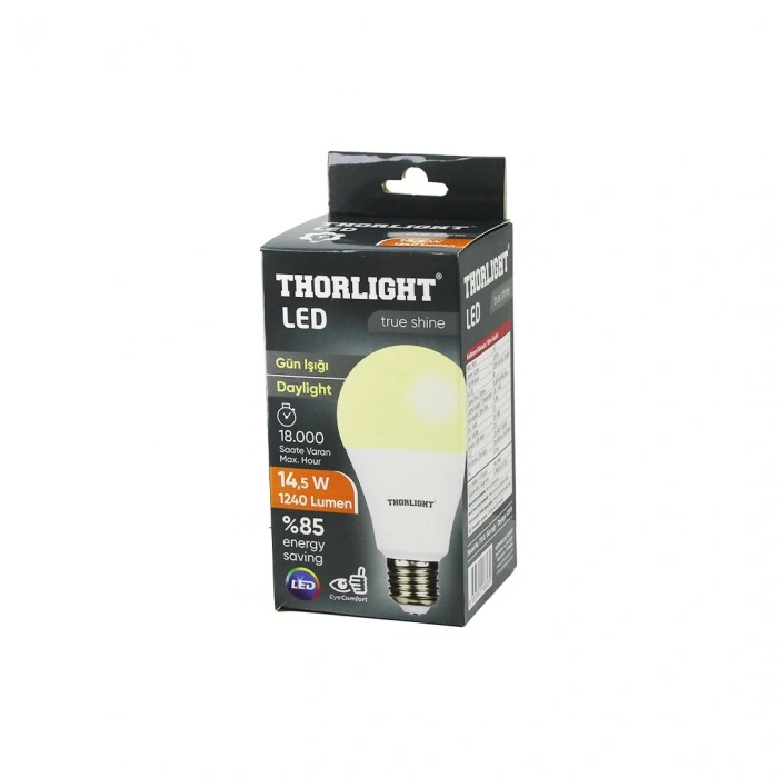 10 ADET THORLIGHT A-70 12B 14.5W E27 GÜNIŞIK LED AMPUL (5263)