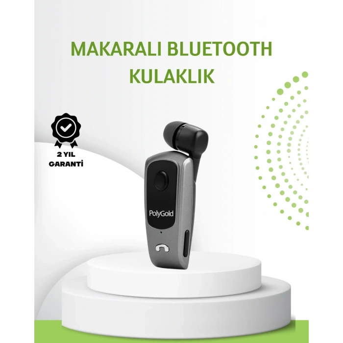 10 Saat Konuşma Süreli Klipsli Bluetooth Kulaklık