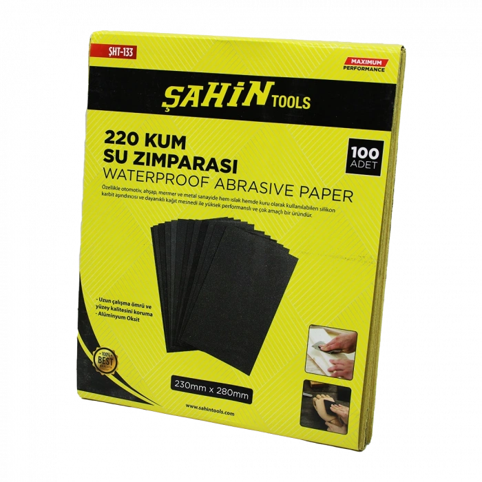 100 ADET 220 KUM KAĞIT SU ZIMPARASI (5263)