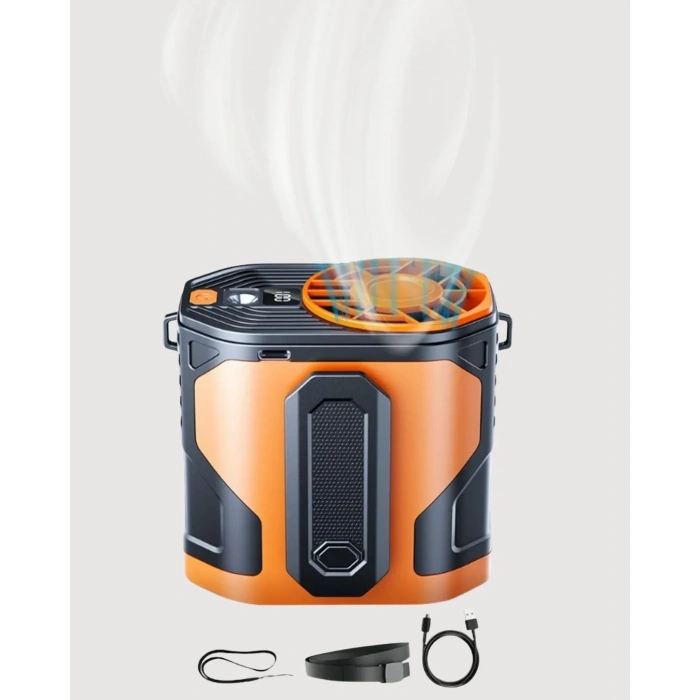 100 Kademeli Hız Ayarlı Taşınabilir Bel Ve Boyun Fanı