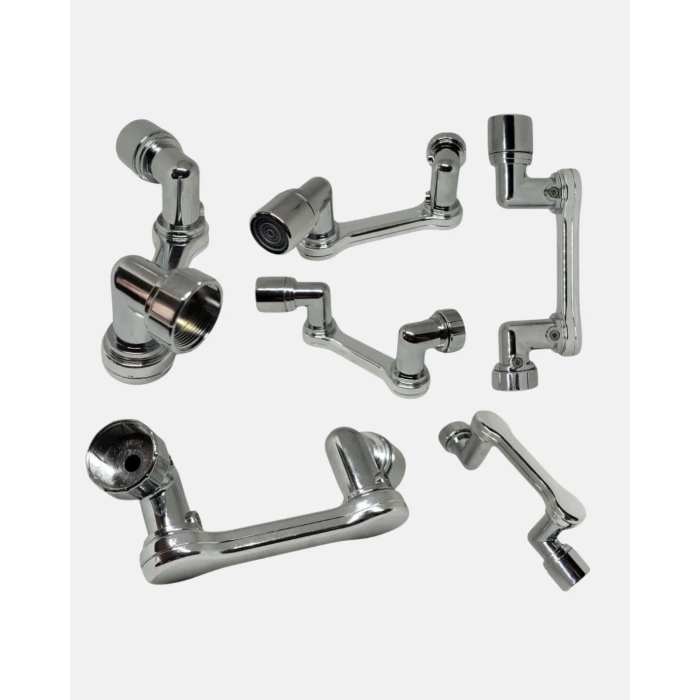 1080° Dönebilen Musluk Ucu – Su Tasarruflu, Esnek Ve 360° Çift Eksenli Başlık