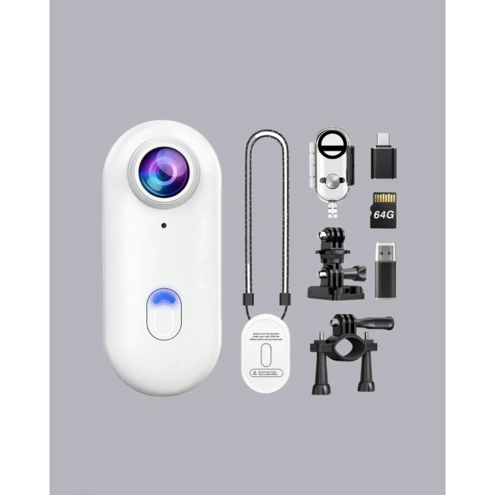 1080p Suya Dayanıklı Aksiyon Spor Kamerası 120° Geniş Açı Ve Wifi Destekli