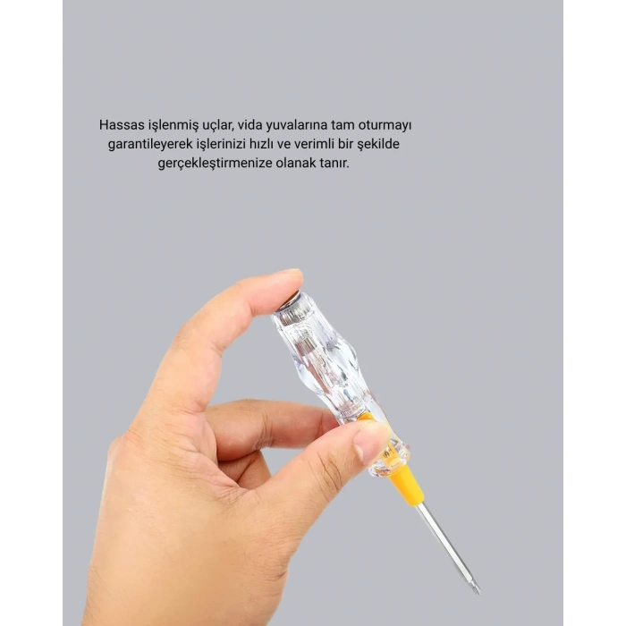 110-220v Elektrik Test Kalemi Korozyona Dayanıklı Nikel Kaplamalı