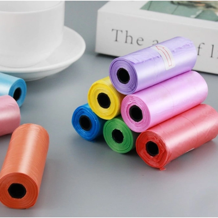 12 li Köpek Dışkı Poşet Düz Renkli Set (5263)