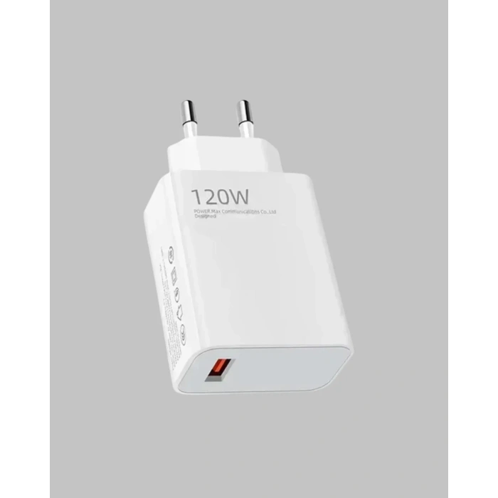 120w Hızlı Şarj Başlığı Ultra Güçlü Type-c Adaptör Kablo Dahil