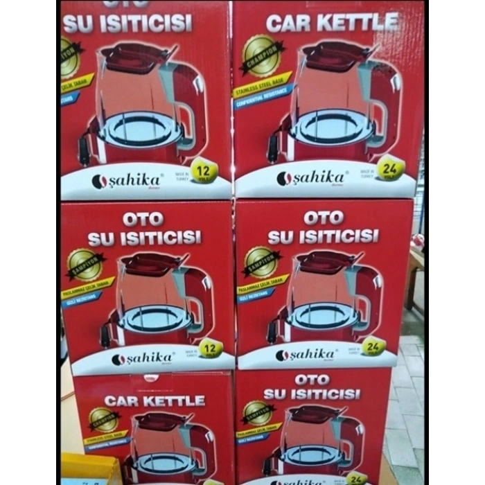 12V OTOMATİK ARAÇ OTO KETTLE SU ISITICISI ÇAKMAKLIK FİŞLİ (5263)