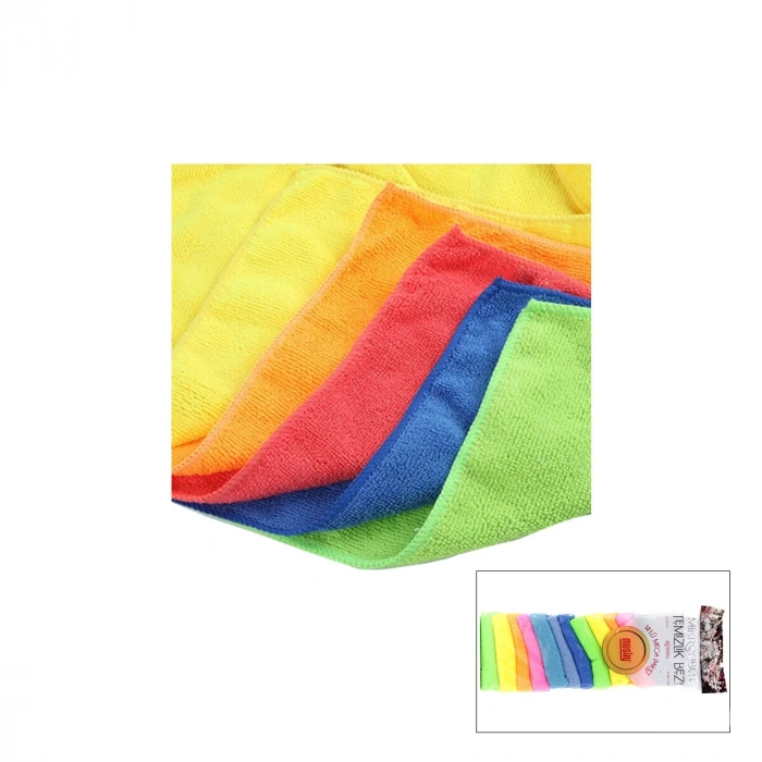 14PCS MİKROFİBER TEMİZLİK BEZİ 30X30CM (5263)