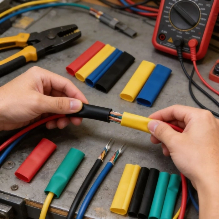 164 Parça Isı ile Daralan Makaron Seti – Elektrik Kablo İzolasyon &amp; Koruma Kılıfı, Renkli Shrink Tube Set (5263)