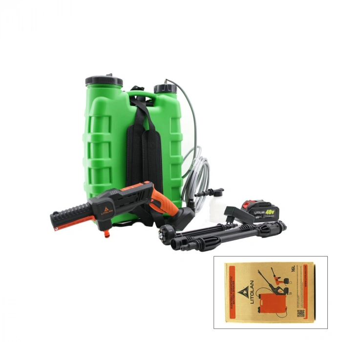 16LT ELEKTİRİKLİ OTO - ARAÇ YIKAMA TABANCASI - İLAÇ POMPASI PÜSKÜRTÜCÜ 4.8V EWASHER (5263)