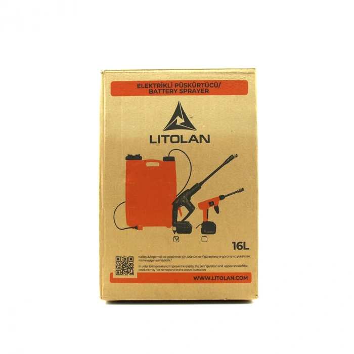 16LT ELEKTİRİKLİ OTO - ARAÇ YIKAMA TABANCASI - İLAÇ POMPASI PÜSKÜRTÜCÜ 4.8V EWASHER (5263)