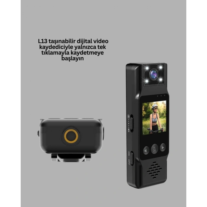 180° Dönebilen Lensli 1080p Mini Kamera