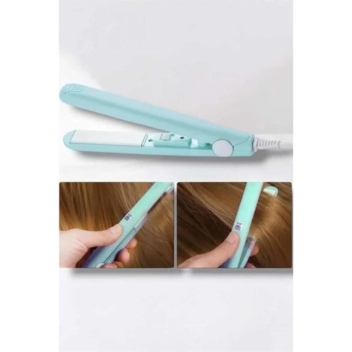 180°c Isı Ve Uzun Süre Kalıcı Düzlük Sağlayan Mini Saç Düzleştirici