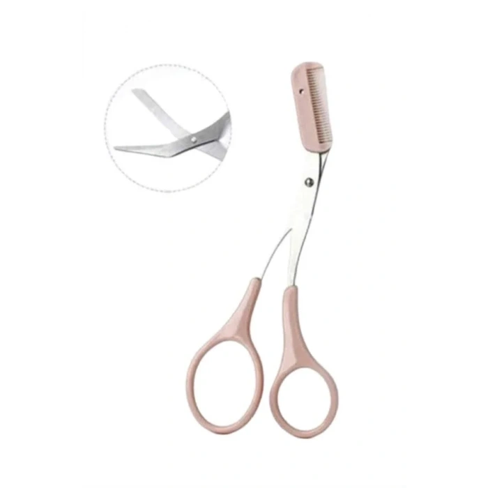2li Kaş Bakım Seti Taraklı Kaş Makası Ve Kaş Usturası Kaş Şekillendirici