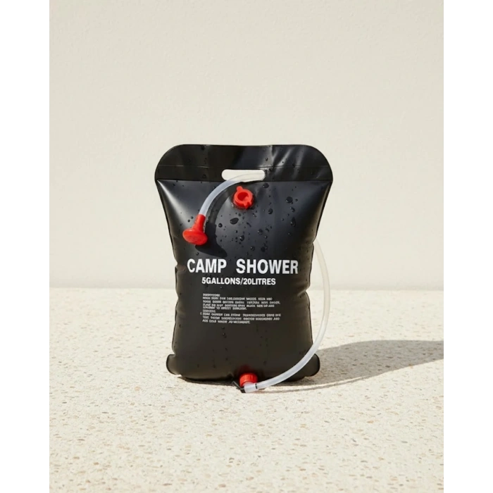 20 Litre Güneş Enerjili Kamp Duşu Pvc Dayanıklı Taşınabilir Duş Torbası