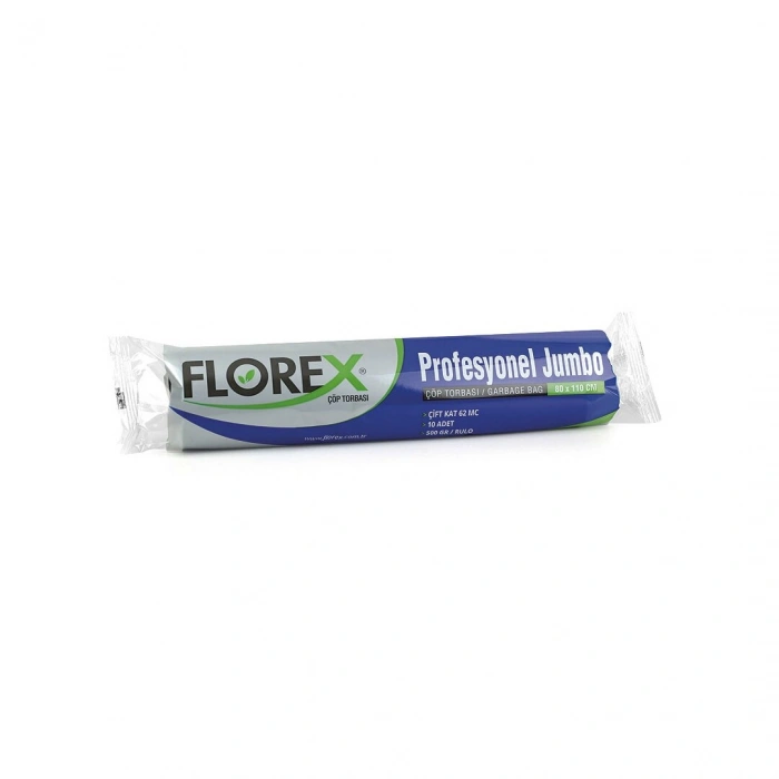 200 ADET FLOREX-515 PROFESYONEL JUMBO 10PCS 80X110CM.ÇÖP TORBA 20x10=200 (5263)