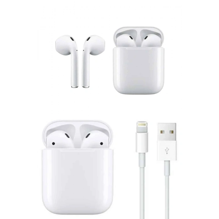 2025 Model Çağrı Cevaplayabilen Bluetooth Kulaklık Beyaz Dokunmatik Kontrol