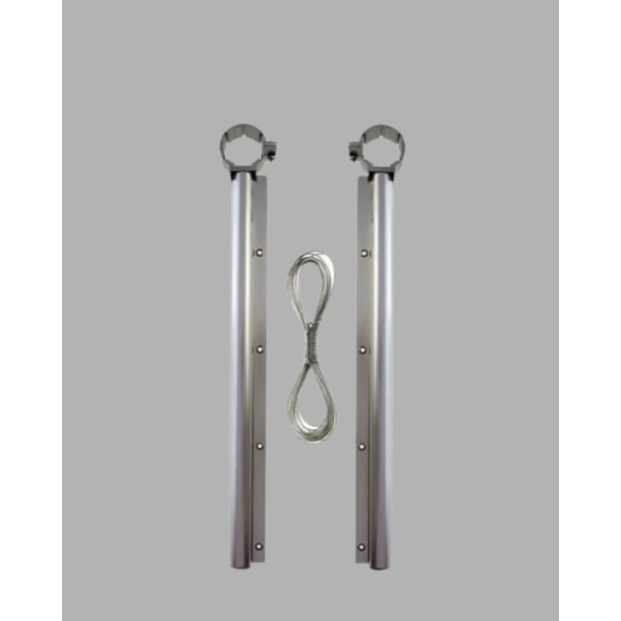 25x60 Balkon Askılığı Kare Demir Uyumlu Hava Dayanıklı Çamaşır Askısı