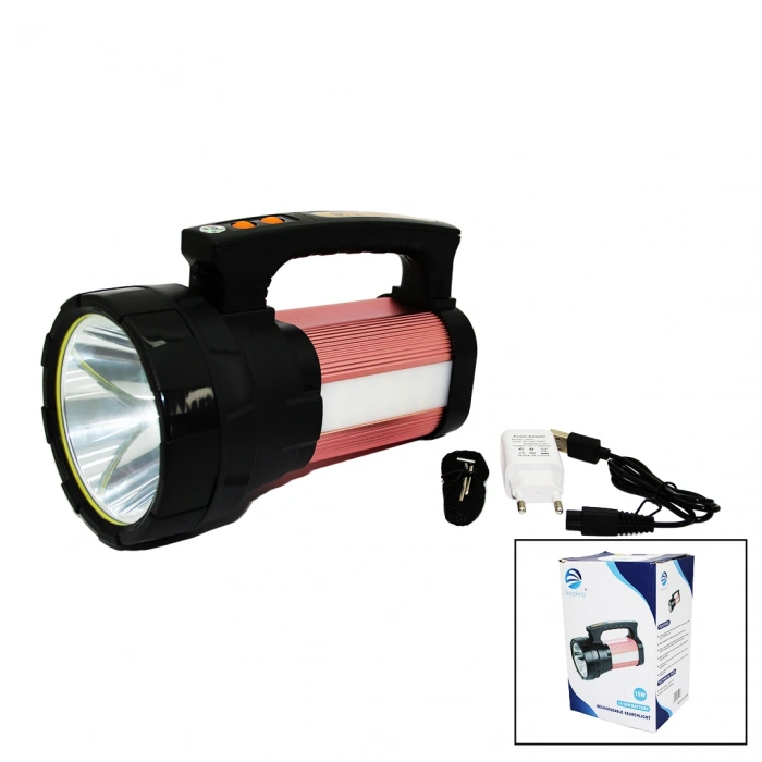 2İN1 15W COB LED - 28LED ŞARJLI EL FENERİ - PROJEKTÖR1000MT- POWERBANK - SU GEÇİRMEZ (5263)