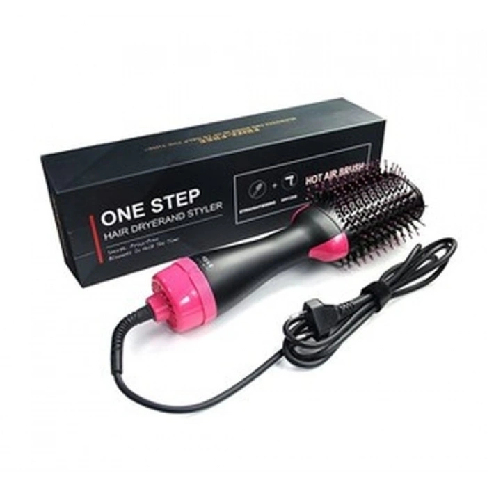 2İN1 ONE STEP KURUTMALI SAÇ DÜZLEŞTİRİCİ - ELEKTRİKLİ FÖN TARAK 1200W (5263)