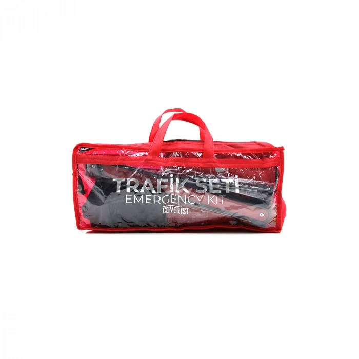 2Lİ SET 4 GEN ÇANTA 7PCS + 38PCS OTO TRAFİK SETİ + İLK YARDIM SETİ YANGIN TÜPÜ=1KG 2PCS REFLEKTÖR BEZ KEMER ÇEKME HALAT=2.9MT ARAÇ TAKOZ BUZ KAZIMA SET ÇANTASI (5263)