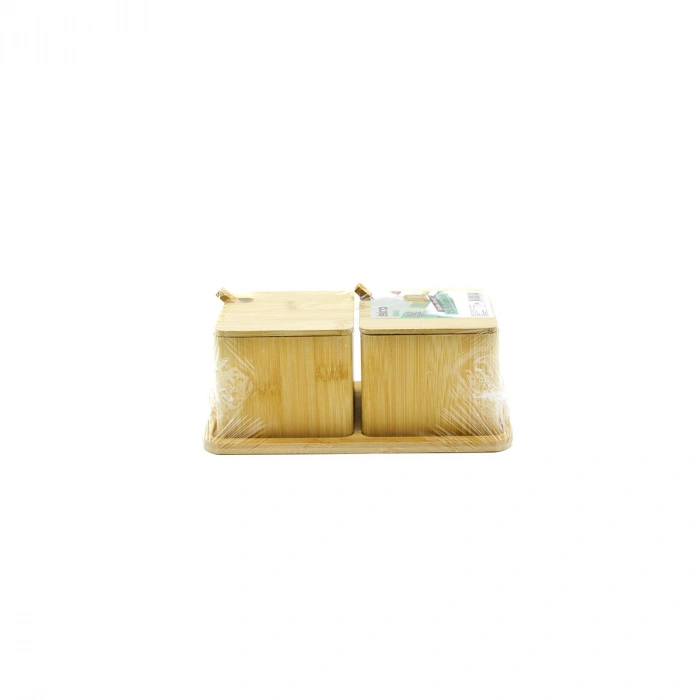 2PCS BAHARATLIK - TUZLUK AHŞAP BAMBU (5263)
