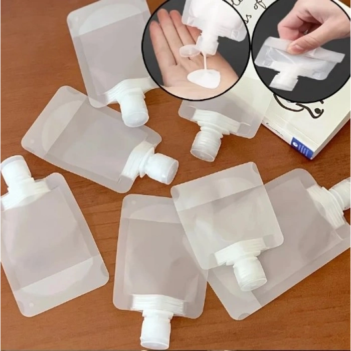 3 Adet 100ml Krem Şampuan Kabı Tekrar Kullanılabilir Set (5263)