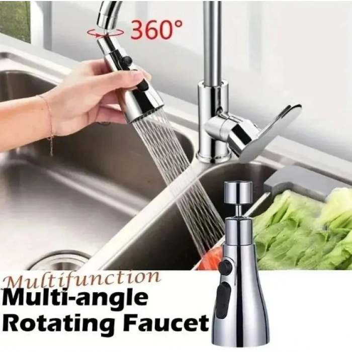 3 Fonksiyonlu Metalik Musluk Başlığı (5263)