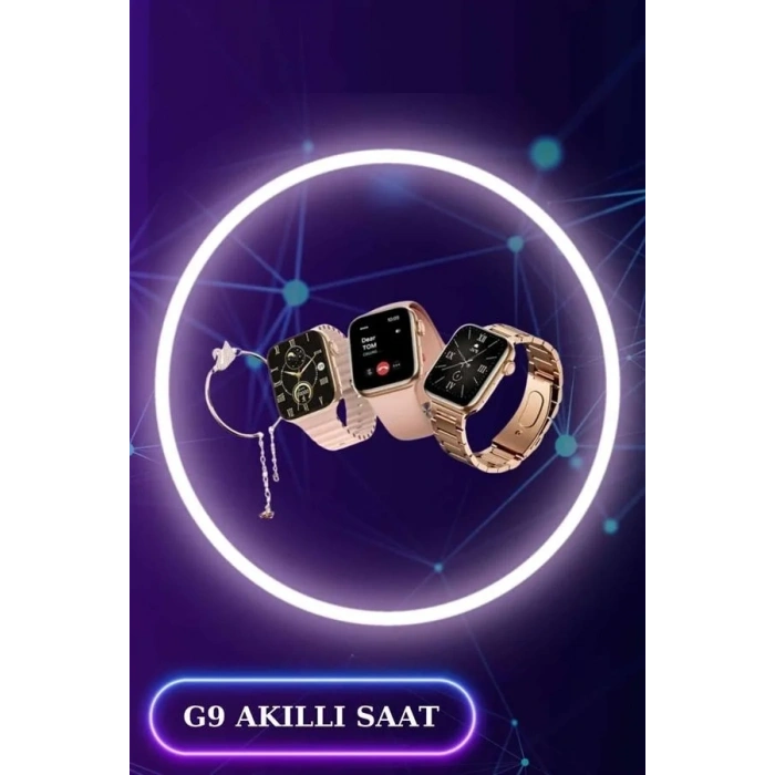 3 Kordonlu Dokunmatik Ekran Akıllı Saat Ve 2.nesil Kablosuz Bluetooth Kulaklık Anc/enc