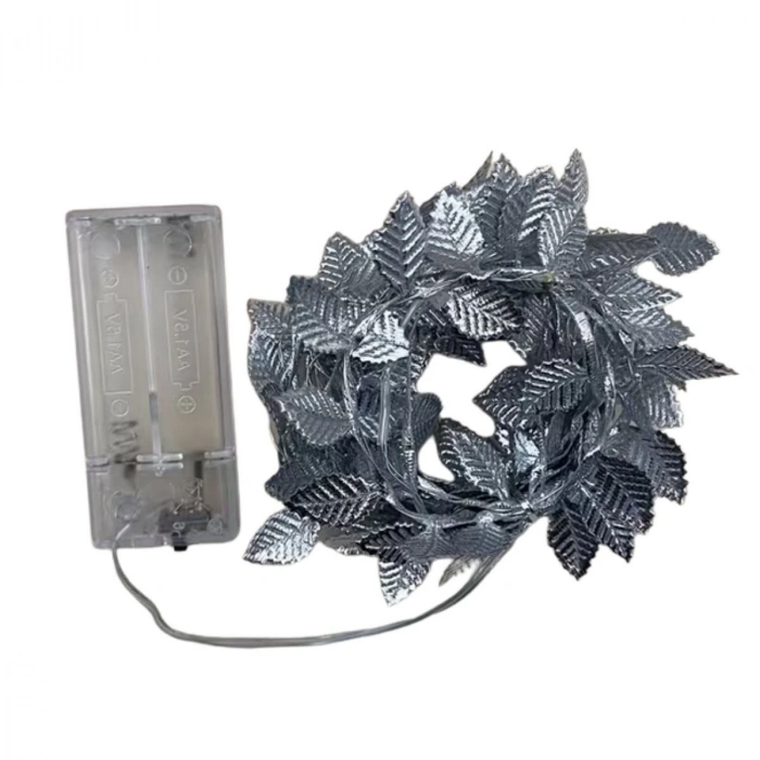 3 Metre Yaldızlı Gümüş LED Işık – Dekoratif Ortam ve Yılbaşı Aydınlatması (5263)