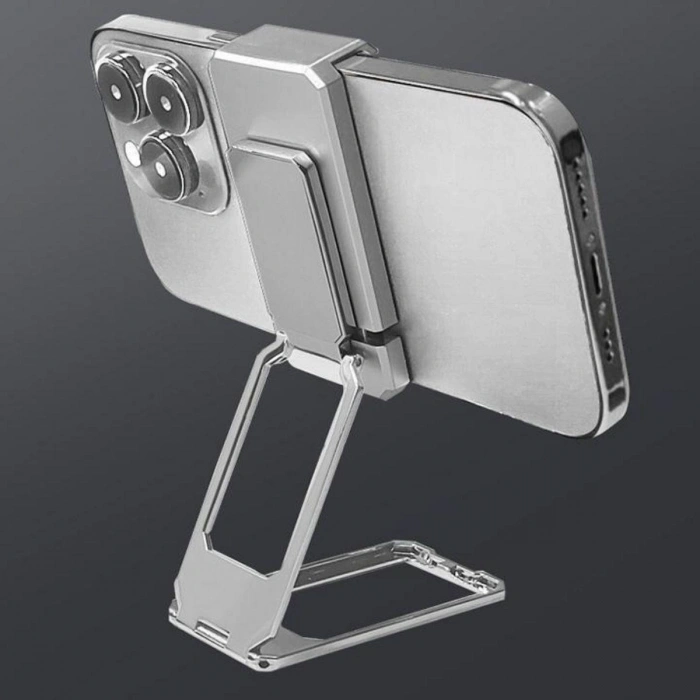 360 derece Dönen Tüm Telefon Tipleri İle Uyumlu Metal Telefon Standı Braket (5263)