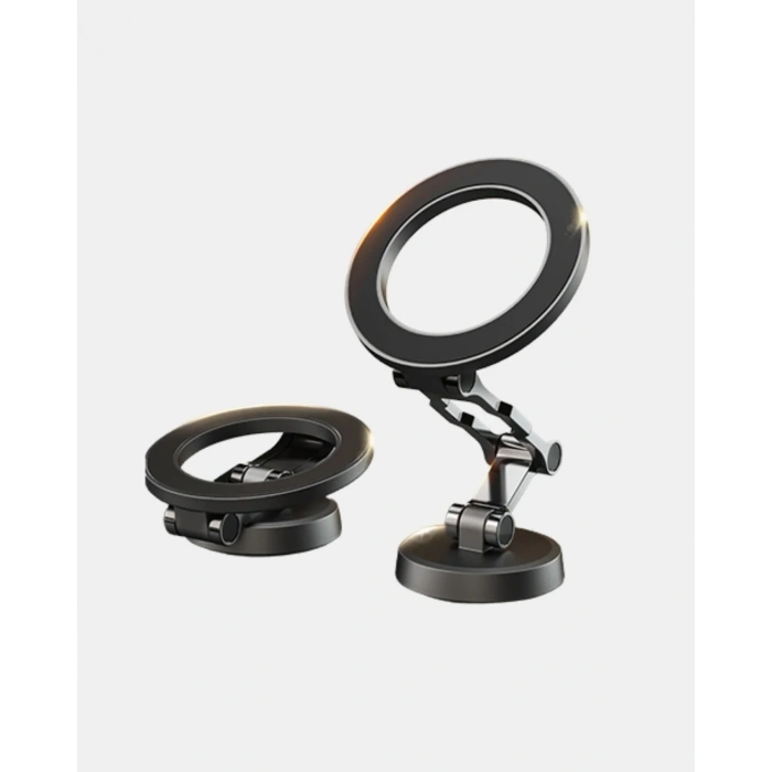 360° Dönebilen Katlanır Manyetik Araç Telefon Tutucu – Magsafe Uyumlu, Kompakt Ve Şık Tasarım