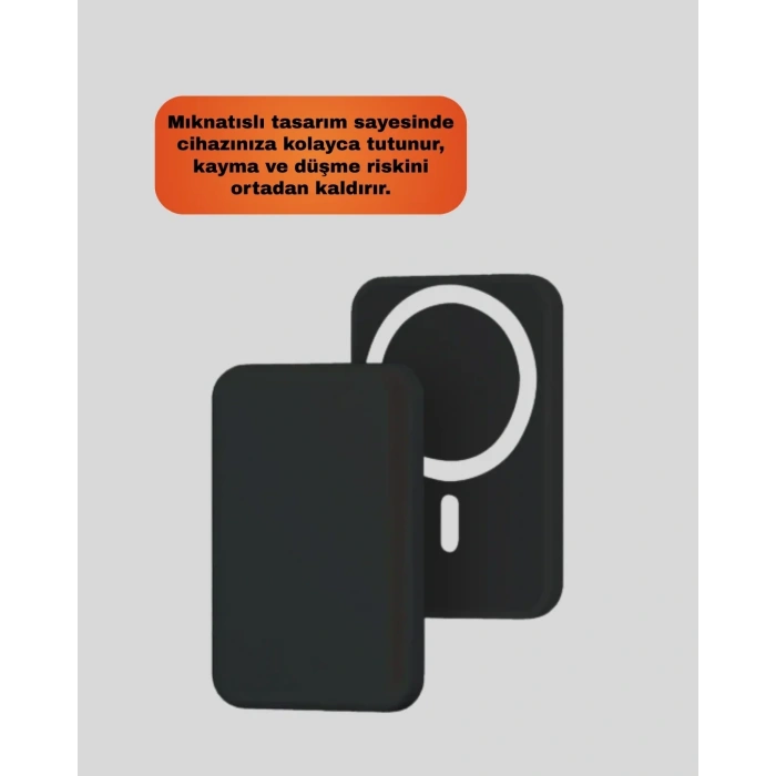 360° Döner Başlıklı Magsafe Araç Telefon Tutucu Hızlı Şarjlı