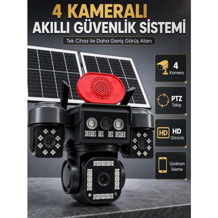 360° Hareket Kabiliyetine Sahip Motorlu Ptz Kamera İle Akıllı Takip Ve Geniş Görüş Deneyimi