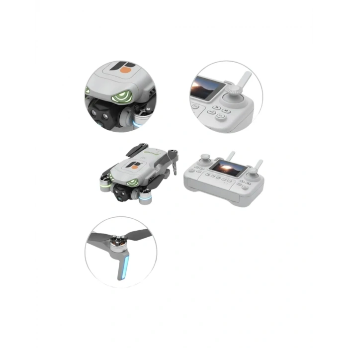 360° Takla Ve Çift Kamera Özellikli Hobi Drone