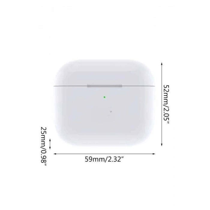 3.nesil İos Android Uyumlu Bluetooth 5.0 Beyaz Çağrı Cevaplama Yeni Nesil