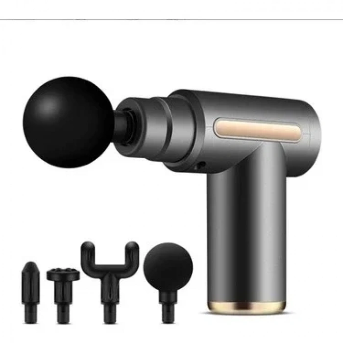 4 Başlıklı 6 Kademeli Titreşimli Şarjlı Mini Masaj Aleti