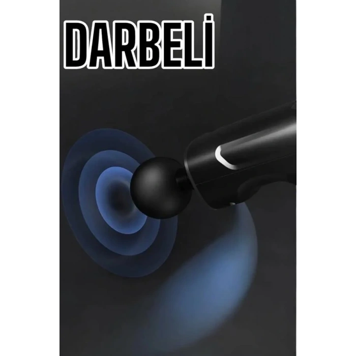 4 Başlıklı Darbeli Şarjlı Masaj Aleti Tabancası Kablosuz