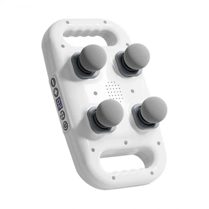 4 Başlıklı Masaj Sı - Ergonomik Derin Doku Sırt Ve Boyun Masaj Aleti Ağrı Ve Sızı Giderici