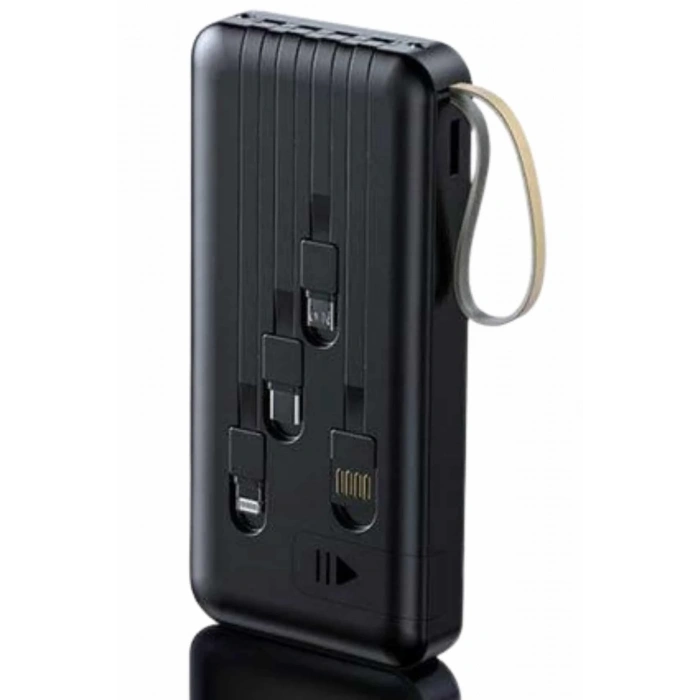 4 Çıkışlı 20.000 Mah Powerbank Uzun Pil Ömürlü Taşınabilir