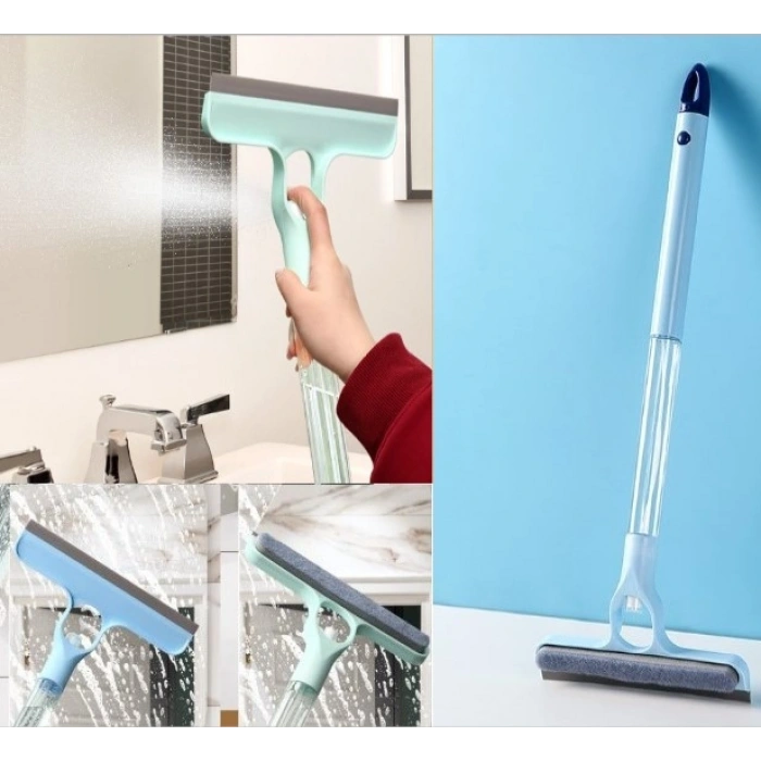 4 in 1 Spreyli Çek Çekli Camsil ve Fırça Aparatı (5263)