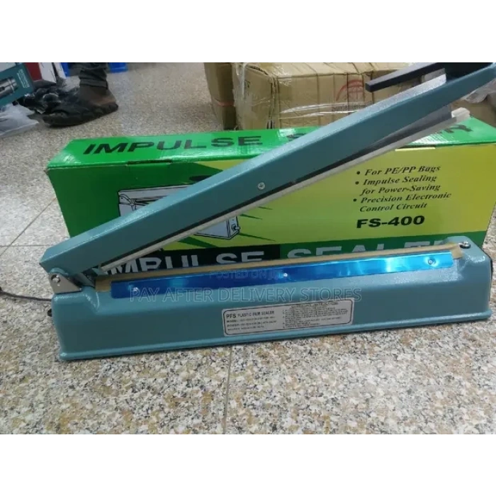 40Cm  Metal Gövde Poşet Ağzı Yapıştırma Kapatma Makinası FS-400 (5263)