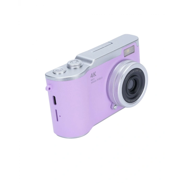 4k Kompakt Kamera 48 Mp Autofocus Flash Özellikli Vlog Kamera