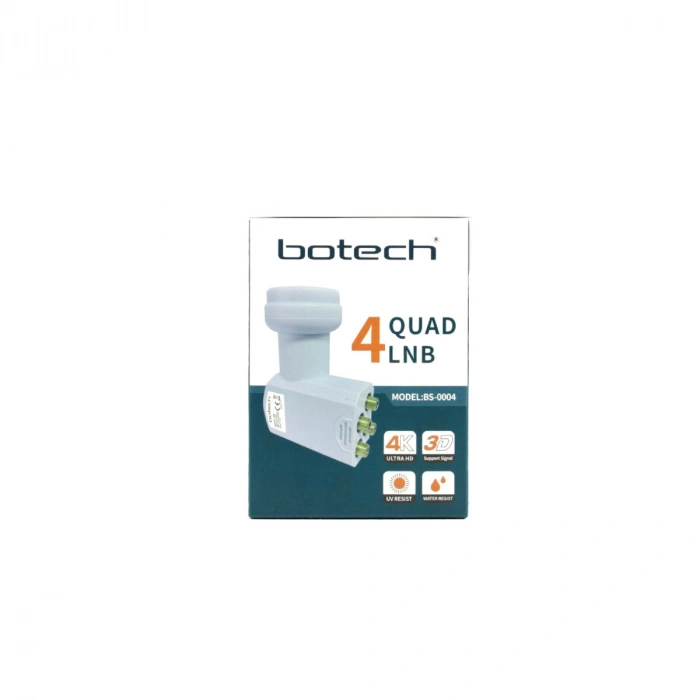 4LÜ UYDU LNB UNIVERSAL QUAD FULL HD -  3D - 0.1DB RLE-400 (5263)