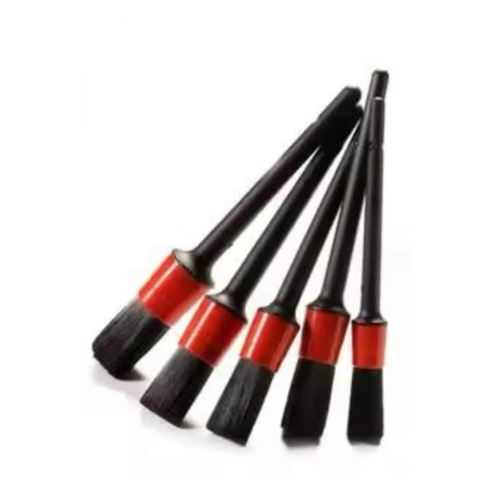 5 Adet Oto Detaylı Temizleyici Araç İçi Temizlik Fırça Seti Koltuk Döşeme Kapı Toz Alma Fırçası